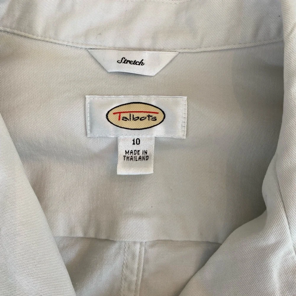 Talbots Light Tan Utility Jacket with Belt NWOT - Picture 4 of 7